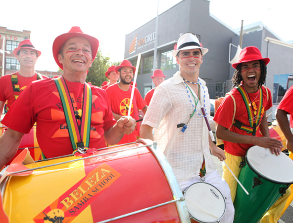 Brazilian Samba Drummers and Dancers Perth